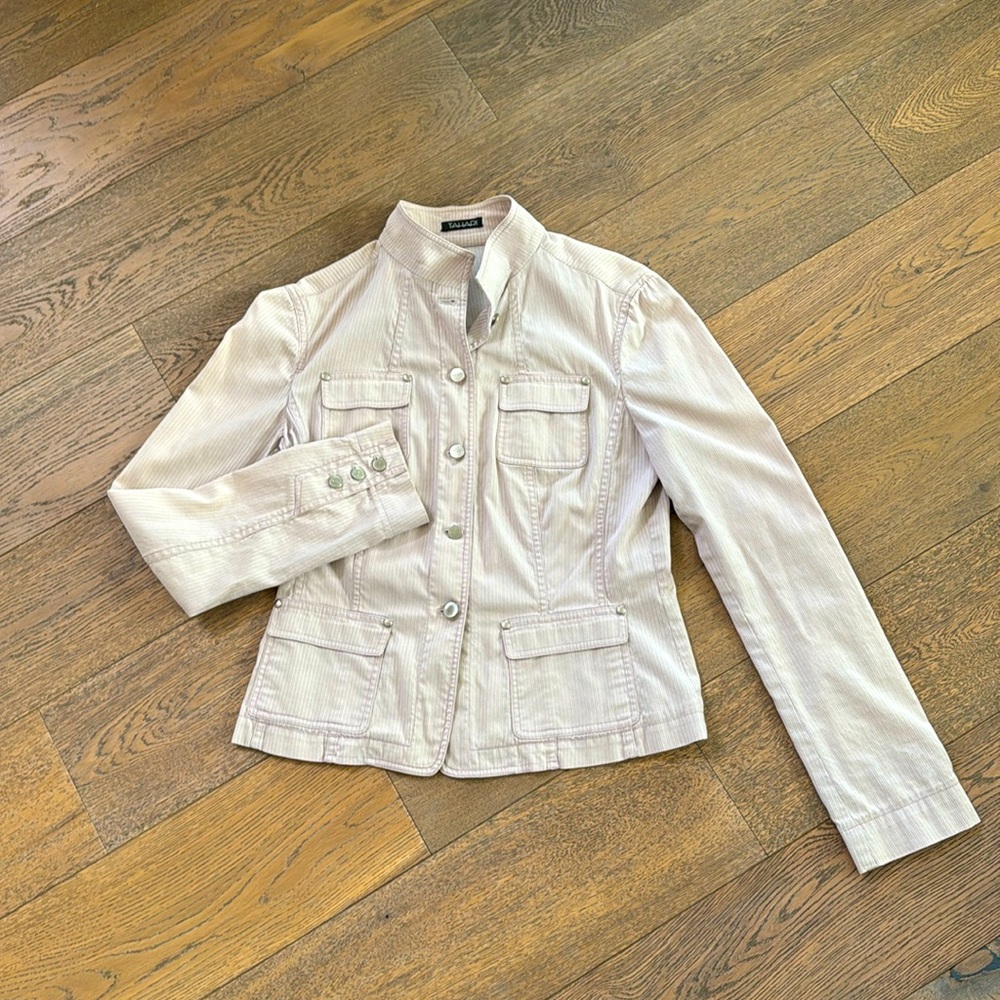 Tahari Light pink cotton jacket